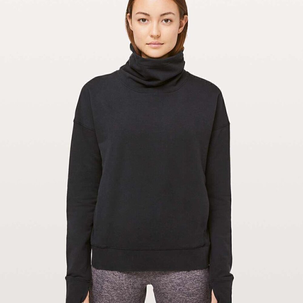 Lululemon Women's Black Go Forward Pullover - Size 4